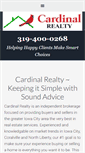 Mobile Screenshot of cardinalrealtyiowacity.com